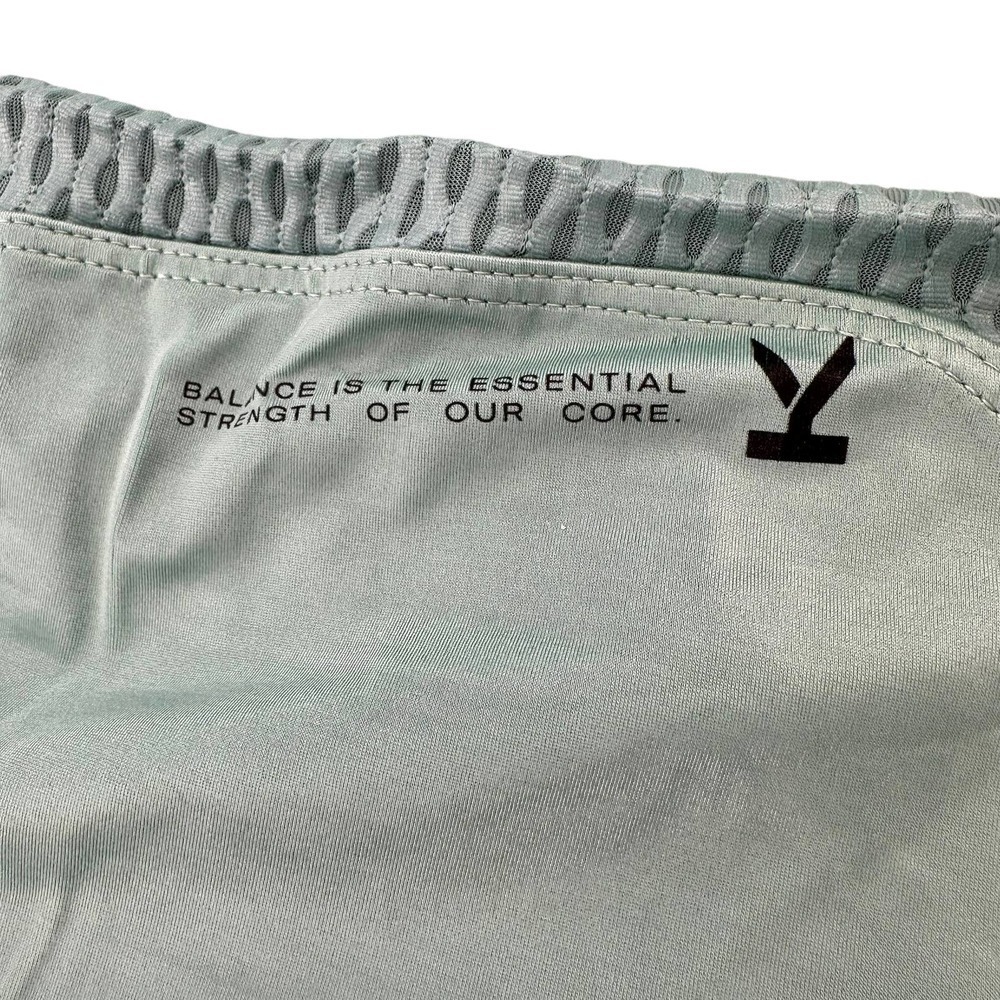 Koral Stilt Mesh-Paneled Coated Stretch Leggings in Sage SZ Small - Picture 5 of 6